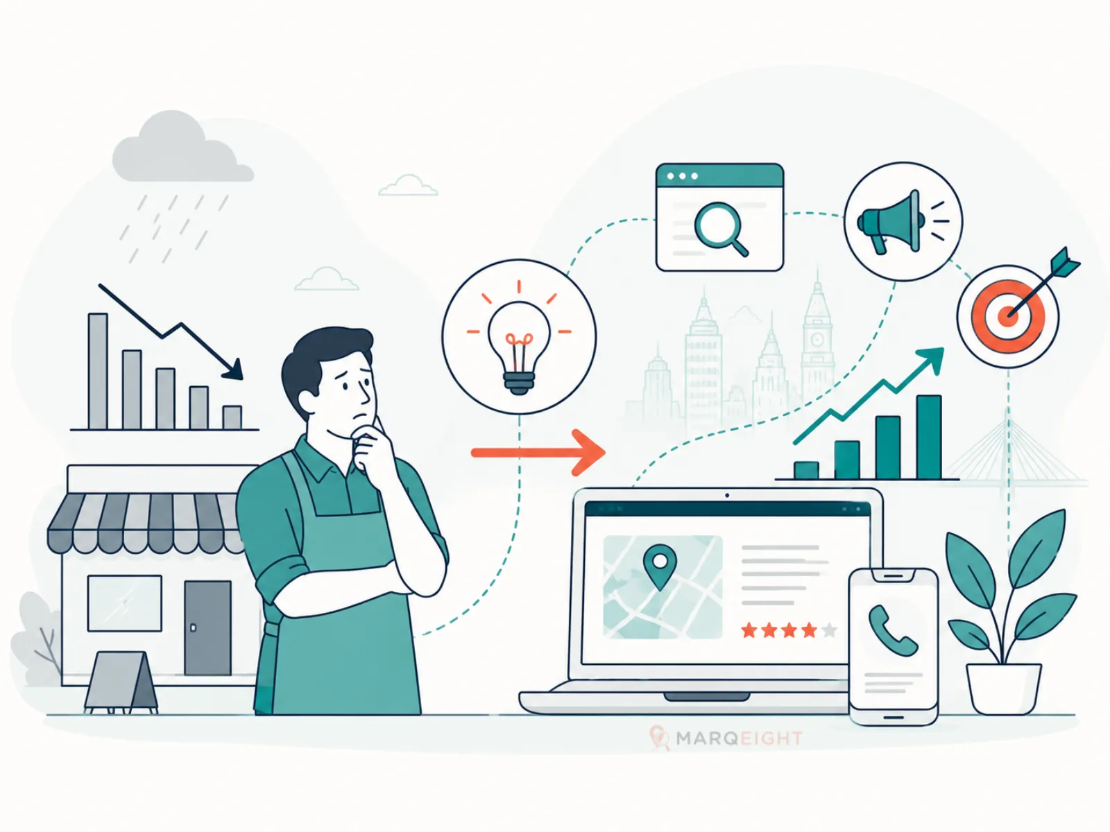 Turning Local Service Slowdowns Into Digital Marketing Wins